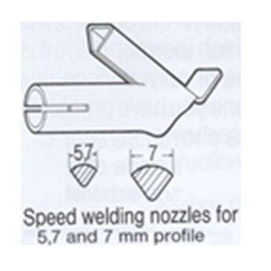 74-01538_(welder Hot-Jet-S) V SHAPED WELDING NOZZLE, triangle, 5x7mm_rehabimpulse